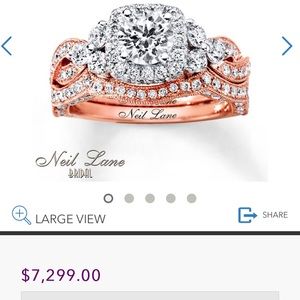 Neil lane wedding ring set
